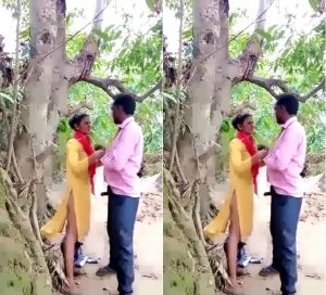 Village Lover Fucking Outdoor Trying New Style