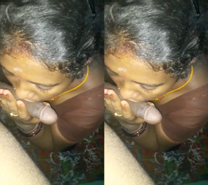 Village Mature Bhabhi Sucking Husband Dick