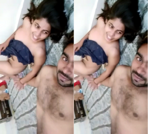 Sexy couple after fucking