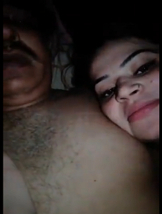 Desi Uncle AUnty In Night Romance