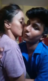 Desi Village Students Boobs Pressing And Blowjob