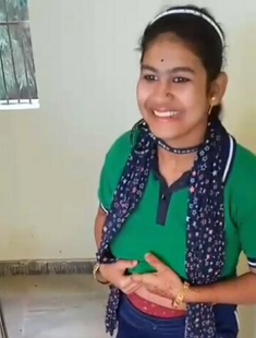 Cute Girl Showing Boobs To Friends On Fairwell Day