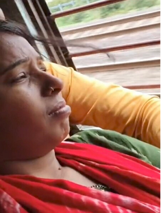 Horny Couples Blowjob Pressing Boobs In Train And Getting Fuck Part 2