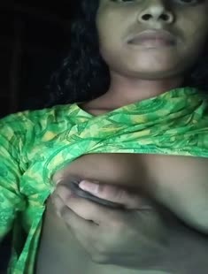 Horny Village Girl Showing Boobs