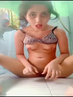 Cute Sexy Girl Showing Pussy and boobs